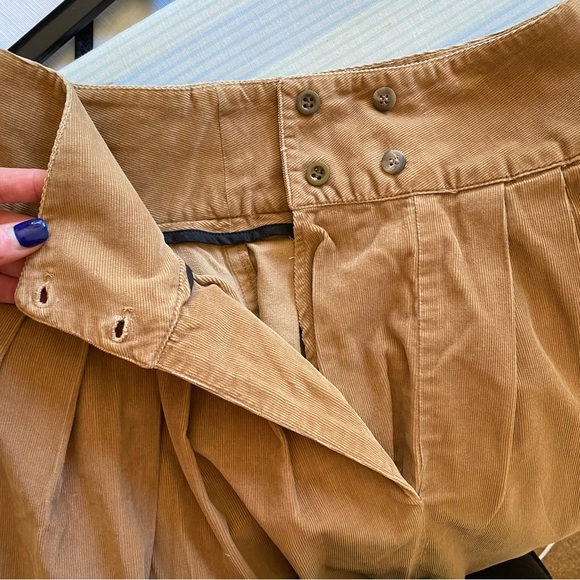 Pleated Corduroy Skirt - Picture 9 of 12